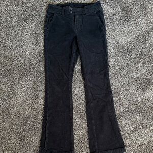 American Eagle Outfitters Black Stretch Corduroy Pants